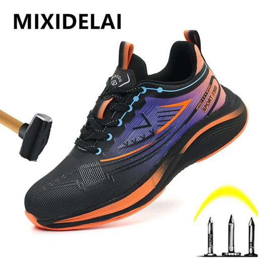 Summer New Work Safety Shoes Steel Toe