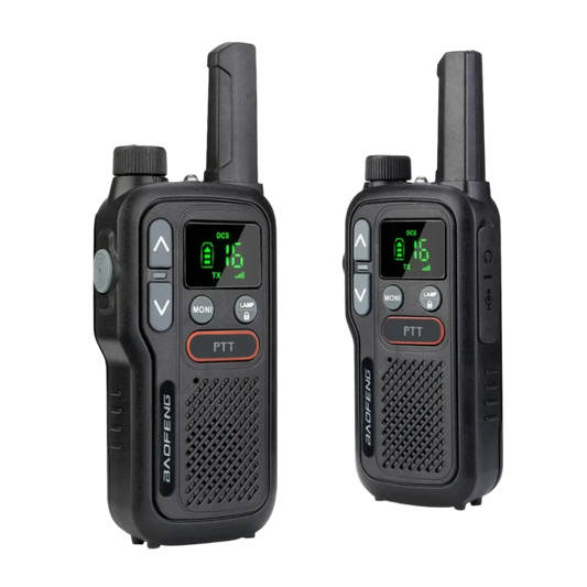 Baofeng 1 pcs Walkie Talkie PMR 446 USB Portable Two-way Radio dual PTT