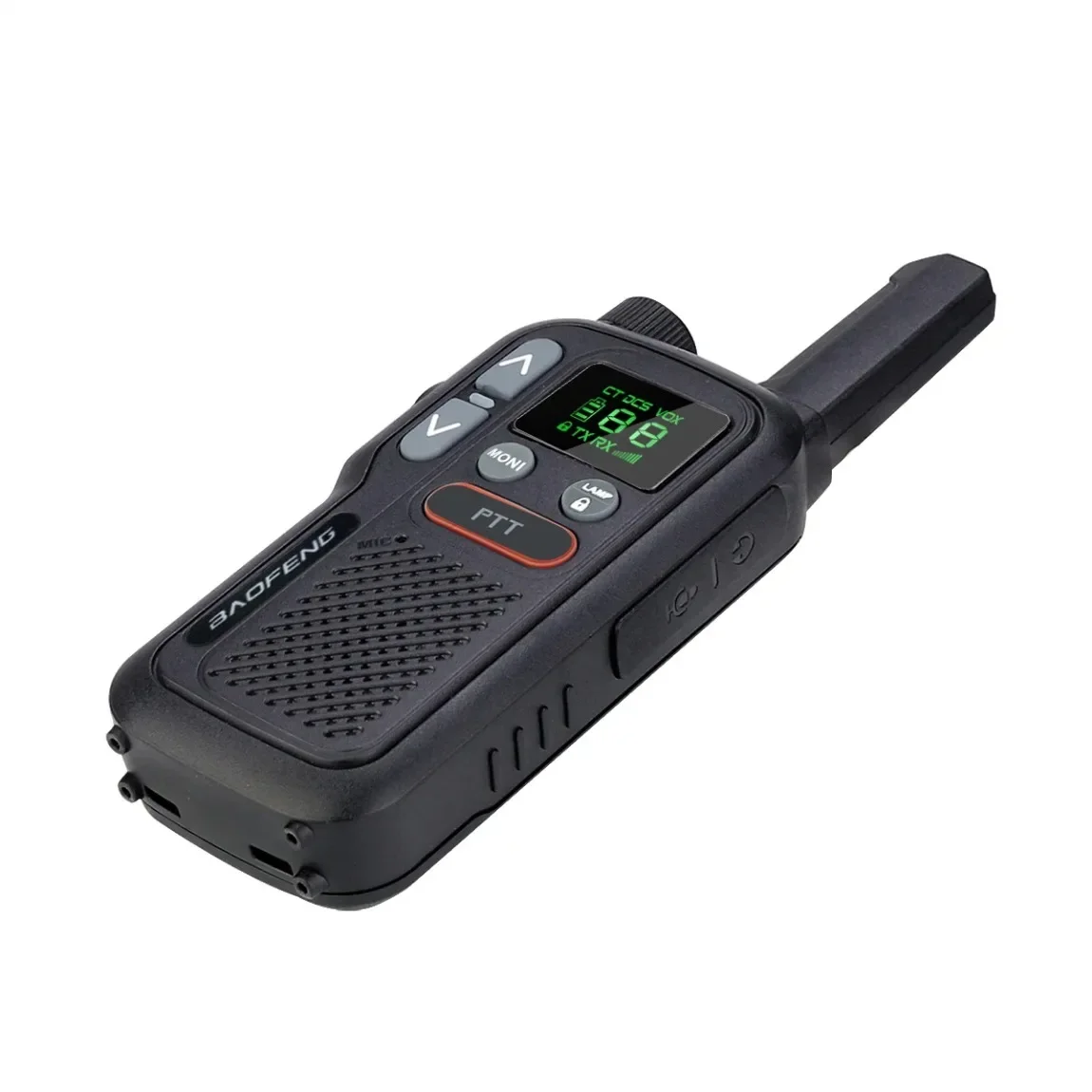 Baofeng 1 pcs Walkie Talkie PMR 446 USB Portable Two-way Radio dual PTT