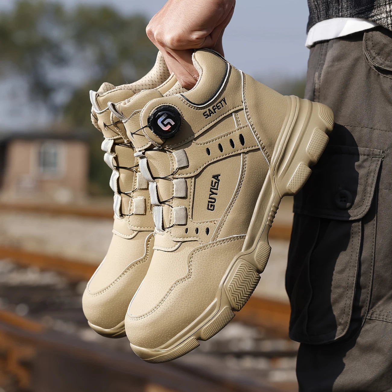 Ultra Durable & Comfy Steel Toe Boots