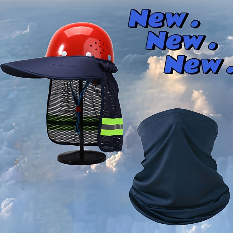 Sun visor mesh+neck cover