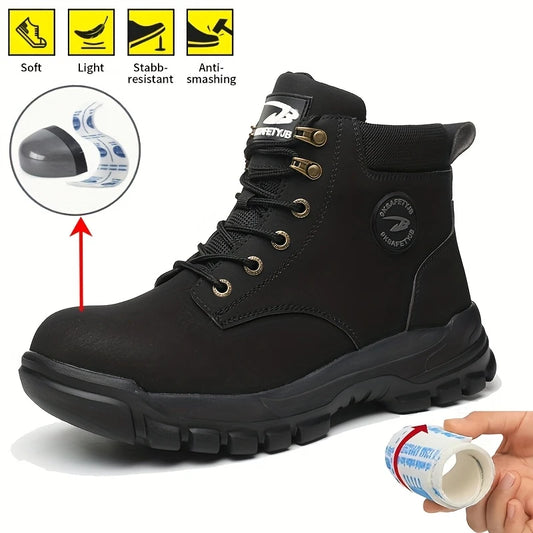 Heavy-Duty Steel Toe Safety Boots