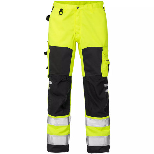Fristads work trousers 2026, Hi-vis Yellow/Black