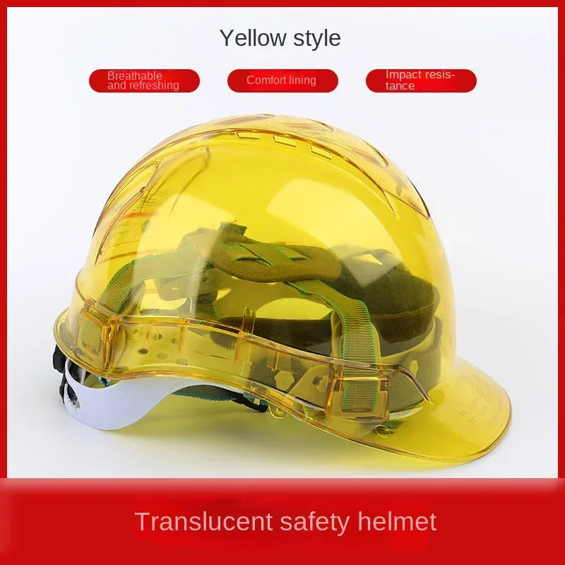 Impact-Resistant Safety Helmet with Adjustable Fit & Ventilation