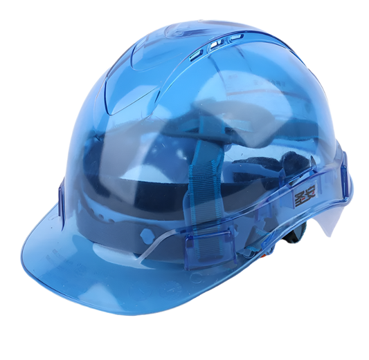 Impact-Resistant Safety Helmet with Adjustable Fit & Ventilation