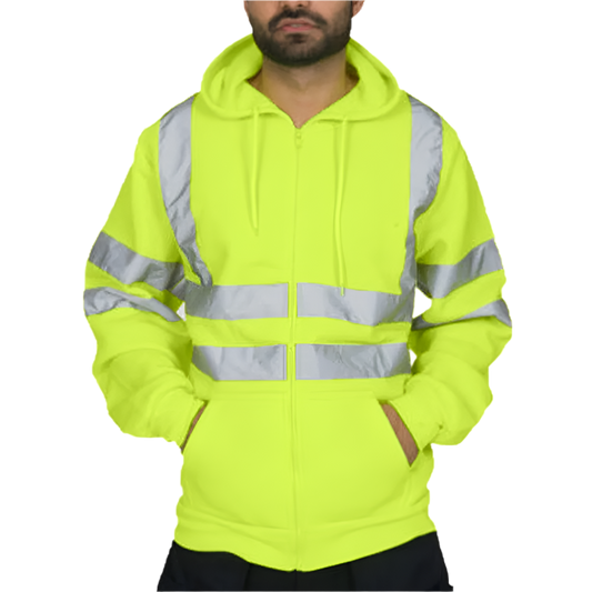 ANSI Class 3 Hi-Vis Hoodie – Warmth & Visibility Combined