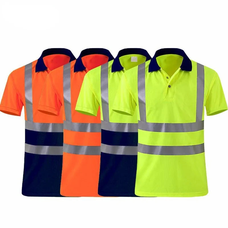 Reflective Shirt Hi-Vis Safety Work