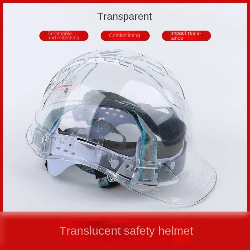 Impact-Resistant Safety Helmet with Adjustable Fit & Ventilation