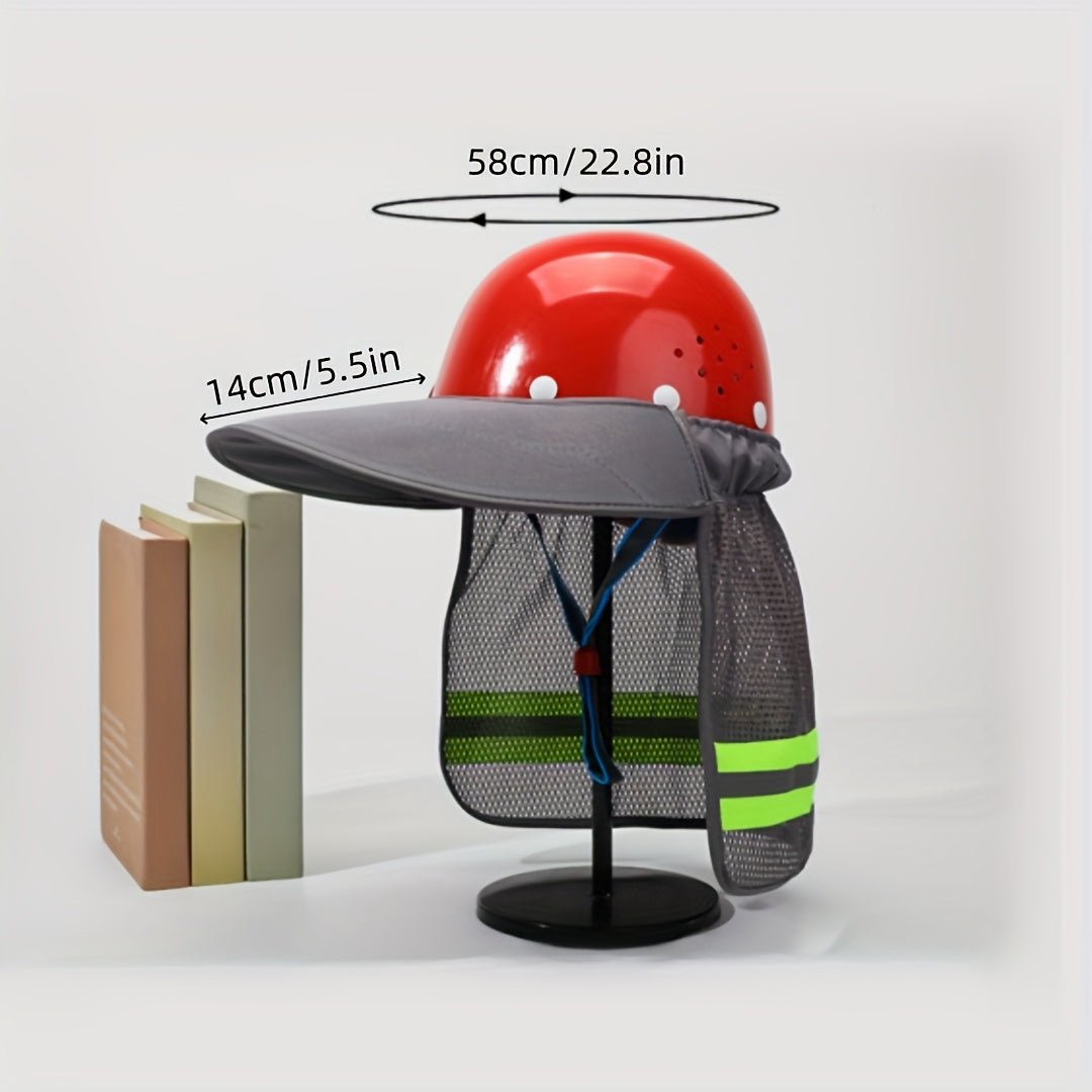 Sun visor mesh+neck cover