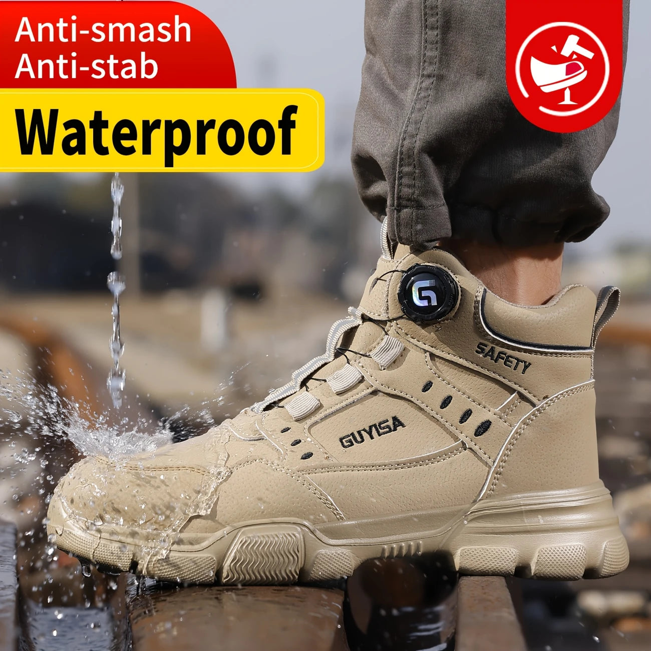 Ultra Durable & Comfy Steel Toe Boots