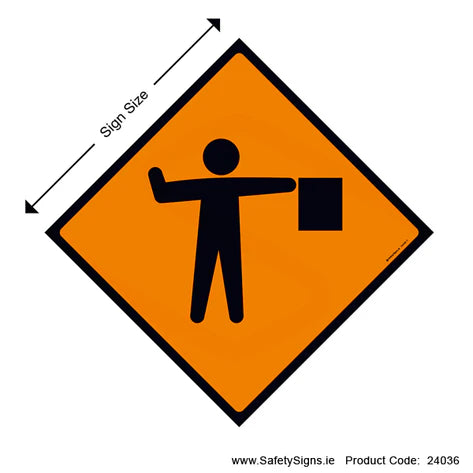 Flagman Ahead - WK061 - 24036