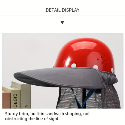 Sun visor mesh+neck cover