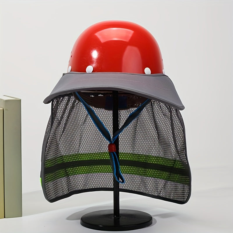 Sun visor mesh+neck cover