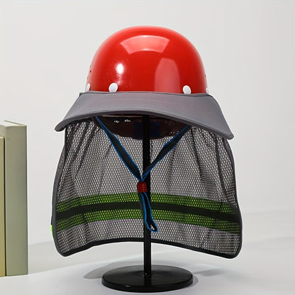 Sun visor mesh+neck cover