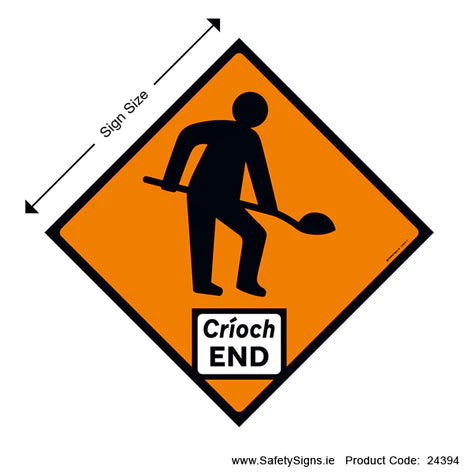 Roadworks Ahead END - WK001 - 24394