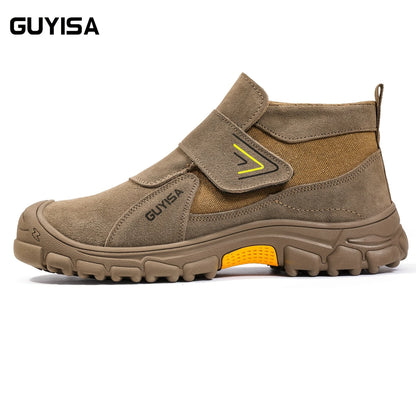 Durable Safety Boots with Steel Toe & All-Day Comfort