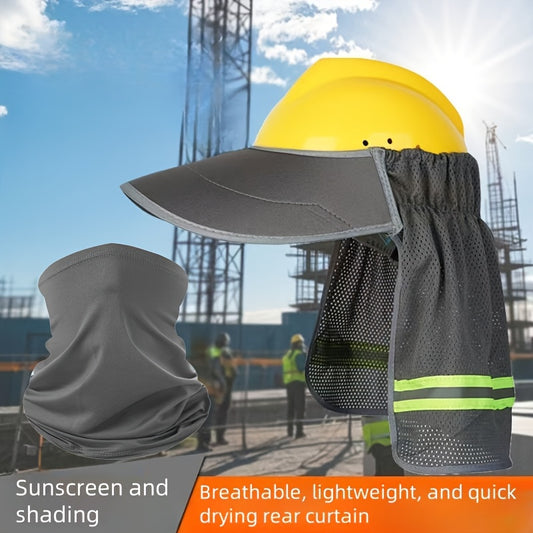 Sun visor mesh+neck cover