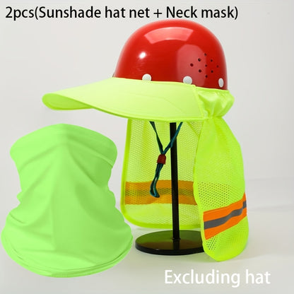 Sun visor mesh+neck cover