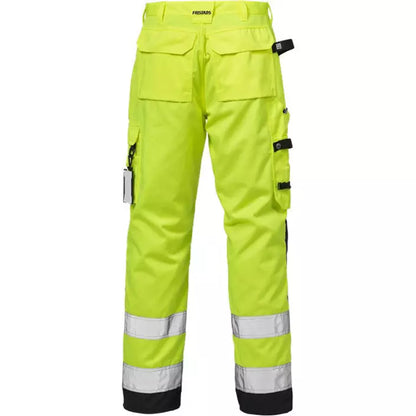Fristads work trousers 2026, Hi-vis Yellow/Black