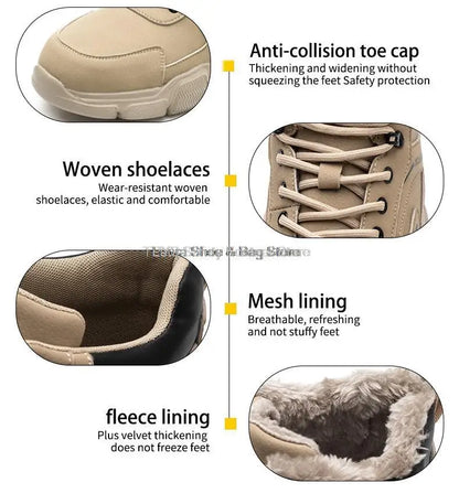 Durable Safety Boots – Steel Toe & Slip-Resistant