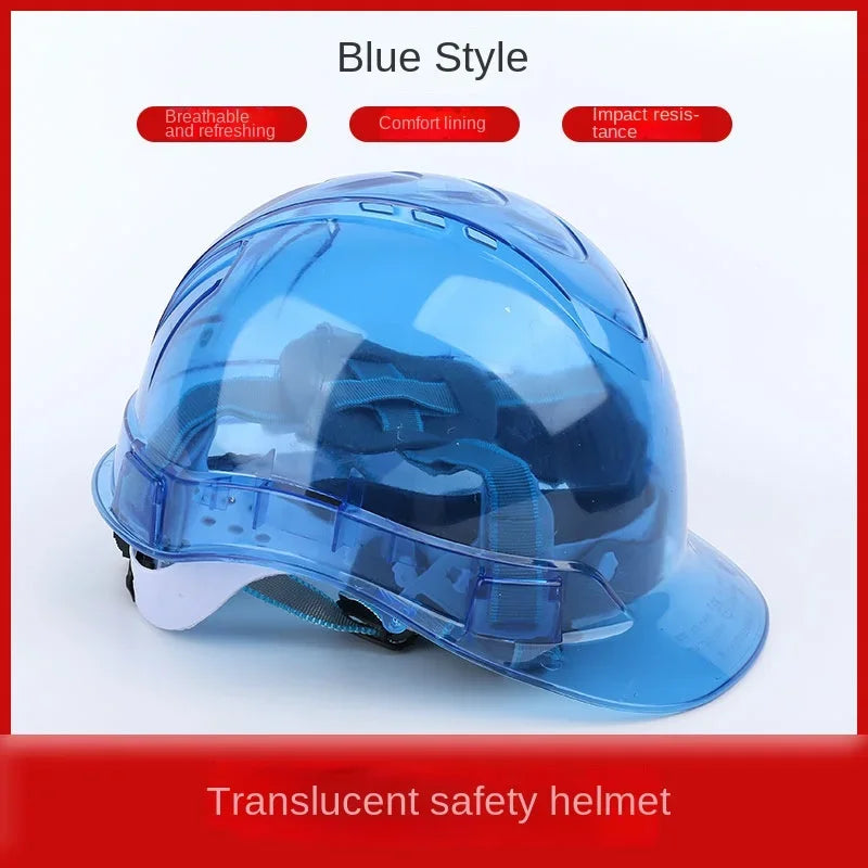 Impact-Resistant Safety Helmet with Adjustable Fit & Ventilation