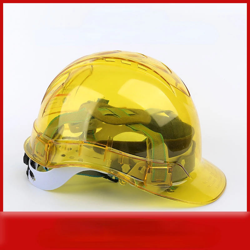 Impact-Resistant Safety Helmet with Adjustable Fit & Ventilation