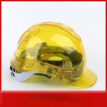 Impact-Resistant Safety Helmet with Adjustable Fit & Ventilation