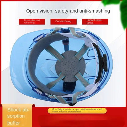 Impact-Resistant Safety Helmet with Adjustable Fit & Ventilation