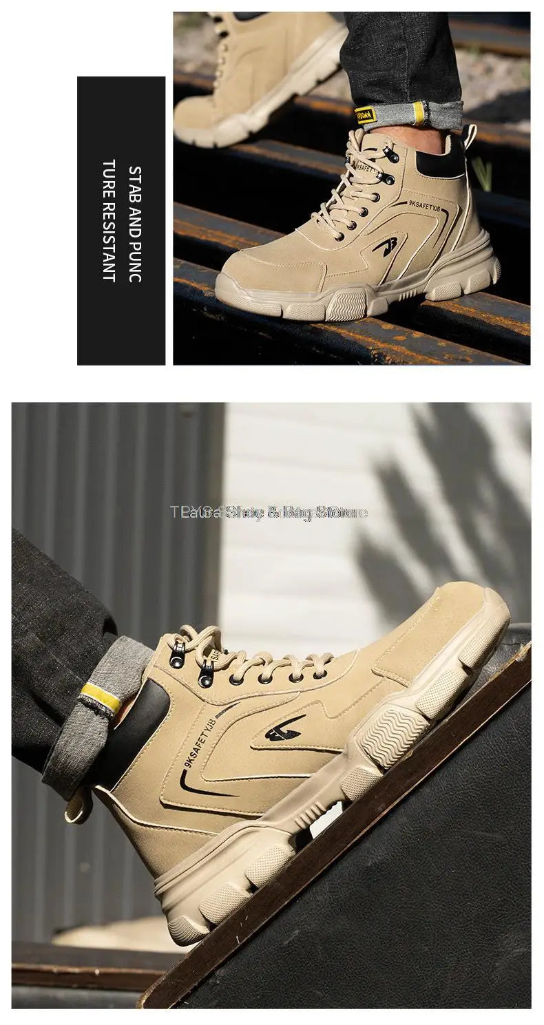 Durable Safety Boots – Steel Toe & Slip-Resistant