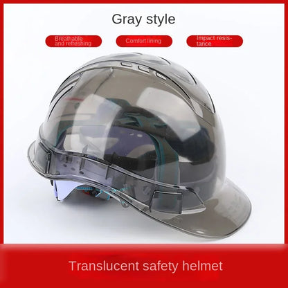 Impact-Resistant Safety Helmet with Adjustable Fit & Ventilation