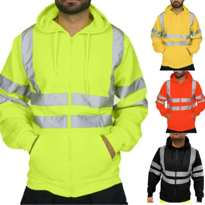ANSI Class 3 Hi-Vis Hoodie – Warmth & Visibility Combined