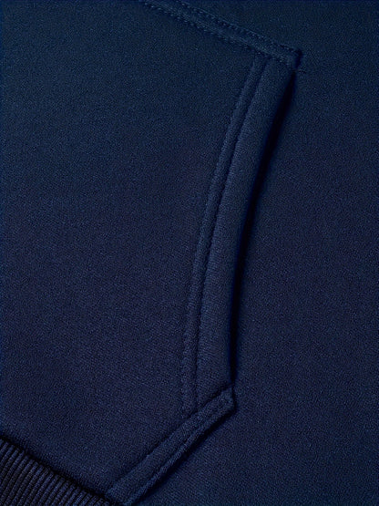 Two-Tone Color Block Hoodie for Men