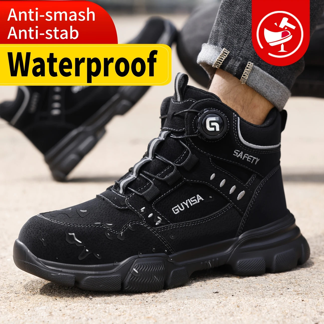 Ultra Durable & Comfy Steel Toe Boots